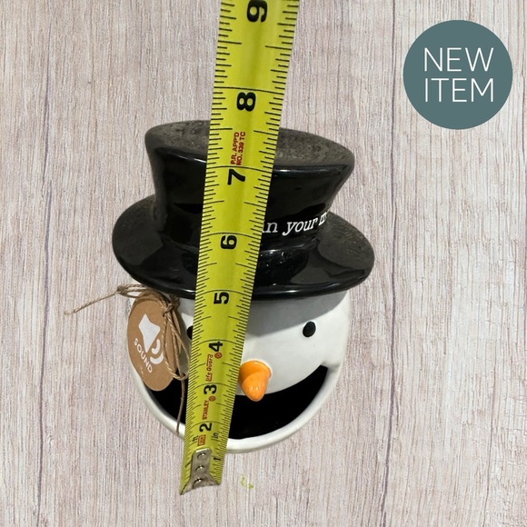 Snowman Motion Activated Cookie / Candy Jar Top Hat “Melt in Your Mouth”. NEW! - Picture 7 of 13